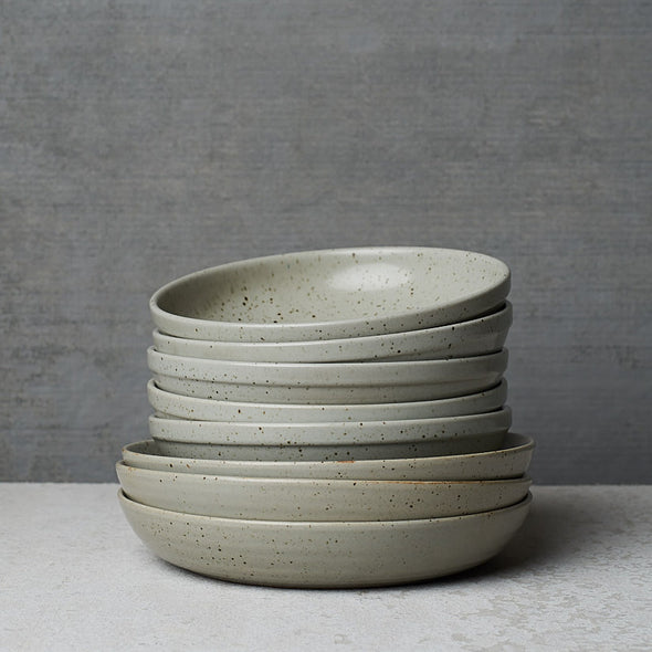 Quail Egg Shallow Serving Bowls